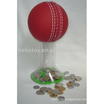 Hucha --- pelota de cricket